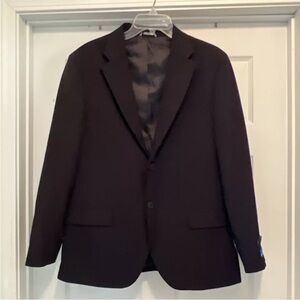 Nautica Men's Modern Fit Black Stretch Blazer Sport Coat Suit Jacket Sz 38S